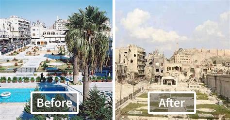 aleppo before and after|aleppo syria destruction.